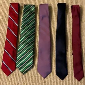 Lot of 5 ties